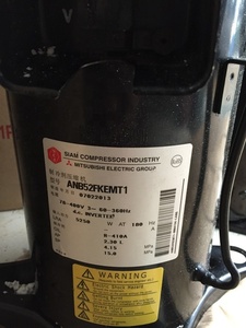 คอมเพรสเซอร์แบบสกรอลล์ ANB52FKEMT ANB52FKFMT ANB52FKQMT ANB52FVEMT ANB52FKEMT1 คอมเพรสเซอร์ Anb 52 ของสยามมิตซูบิชิ ใช้สารทำความเย็น R410a - Product Image 6
