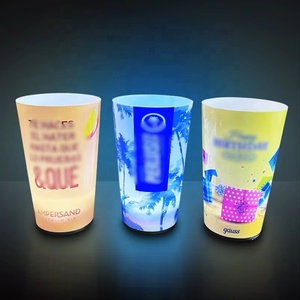 Vaso de Plástico con Luz Led Intermitente Personalizado para Fiestas y Bares - Product Image 1