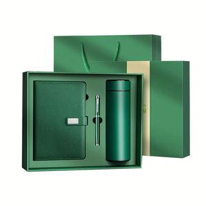 Cuaderno Corporativo Promocional de Tapa Dura con Bolígrafo, Botella, Termo, Memoria USB, en Caja de Regalo para Ejecutivos - Product Image 1