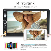 7010 Android 12 MP5 reproductor de vídeo con GPS/WIFI/Carplay Radio 7 pulgadas con controlador de pantalla táctil de perilla REPRODUCTOR DE DVD