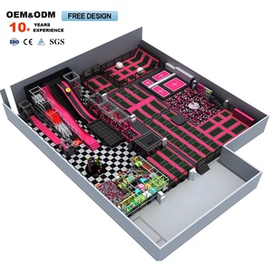 Trampolín Interactivo con Toboganes Grandes y Piscina de Pelotas, Configuración Completa para Interiores, Parque de Trampolines Comercial para Adultos y Niños - Product Image 4