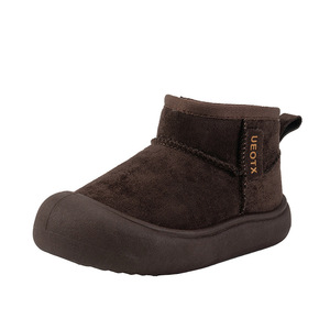 Fashion Children Snow Boots Kids Walking Shoes Boys Girls Non-slip Ankle Plush Children's Short Boots - Product Image 5