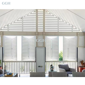 Kakadu Tùy Chỉnh Thực Hiện Chất Lượng Cao Hợp Kim Nhôm Hiện Đại Ngang Cửa Sổ Cửa Chớp Trồng Cửa Chớp Nội Thất Màu Đen Và Trắng - Product Image 2