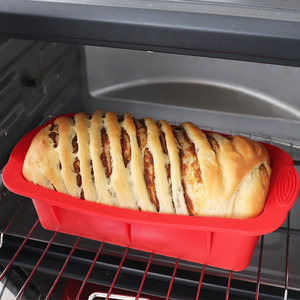 Yapışmaz Pişirme Gereçleri Kek Tepsisi Kalıbı %100 Gıda Sınıfı Silikon Ekmek Tavası Tost Ekmek Kalıbı - Product Image 1