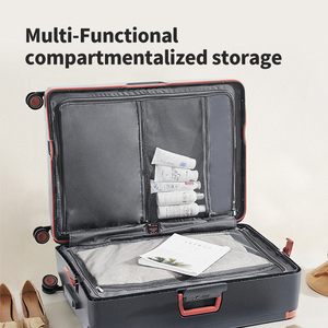 Factory High Quality Pure PP Colorful Luggage Set Wide <strong>Trolley</strong> Travel <strong>Suitcase</strong> 20 24 28inch Cabin Luggage WITH TSA Lock - Product Image 3
