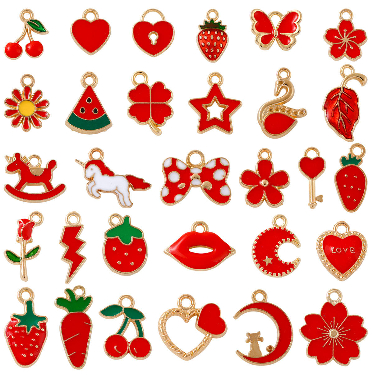 Red 20 styles mixed pack