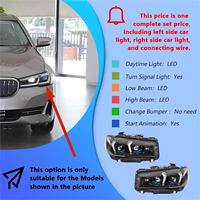 Conjunto de Faros LED para BMW Serie 5 (G30/G38/G31) 2018-2023, Repuesto de Faros Delanteros, Suministro de Fábrica, Piezas de Automóvil -- Un Par