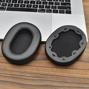 Almohadillas de espuma viscoelástica de cuero de proteína transpirable negro de Venta caliente para cojín de auriculares <span class=keywords><strong>INZONE</strong></span> H7/H9/ - Product Image 4