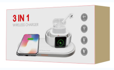 En gros Portable <span class=keywords><strong>Qi</strong></span> Rapide 3 En 1 Universel Intelligent de Téléphone Portable Sans Fil Chargeur - Product Image 6