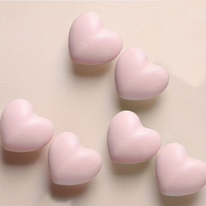 Perilla de cajón de armario de puerta de cerámica de un solo orificio de estilo moderno, manija en forma de corazón en varios colores para armario de cocina - Product Image 4