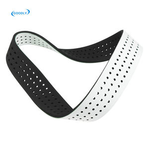 Goodly Brand Flat <span class=keywords><strong>Conveyor</strong></span> PU PVC bahan nilon dengan lubang OEM sabuk didukung untuk Food Grade <span class=keywords><strong>Conveyor</strong></span> <span class=keywords><strong>Belt</strong></span> Bakery - Product Image 1