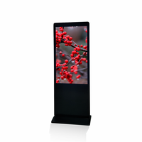 Tótems con Pantalla LCD de 55 y 65 Pulgadas, con Wifi, para Publicidad en Interiores, Equipos de Reproducción, Señalización Digital