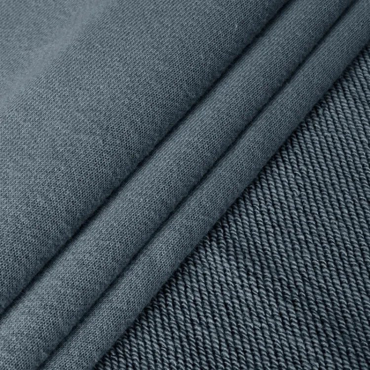 Sweat-shirt à capuche avec logo personnalisé, tissu éponge français pour sweat-shirt, tissu en coton Polyester tricoté solide
