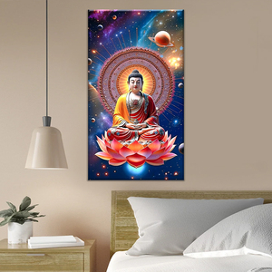 2025 <strong>Buddha</strong> Wall Art Decoration Family Printed <strong>Canvas</strong> Decorative <strong>Painting</strong> - Product Image 3