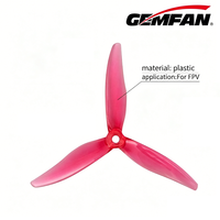 Hélices Gemfan 51366 MCK ReV3 PC de haute qualité, 3 pales, 2 paires pour pièces de drone de course FPV