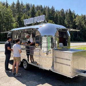 Remolque de Comida Rápida Personalizado, Camión de Comida Móvil para Tacos, Barbacoa, Palomitas de Maíz, Papas Fritas, Shawarma, Venta de Camiones de Comida en Nueva York - Product Image 3