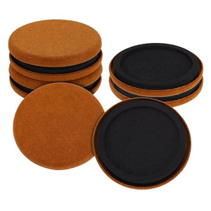 Deslizadores de Fieltro para Muebles en Pisos Alfombrados - Protectores de Muebles Reutilizables de Color Marrón con Diseño Único y Protección Resistente para Superficies Duras - Product Image 1