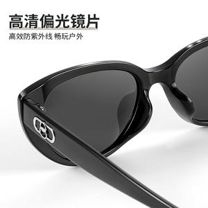 Nuevas gafas de sol tipo ojo de gato para mujer, lentes negras TAC UV400 polarizadas para deportes al aire libre, conducción 19472 - Product Image 1