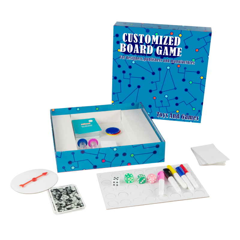 Custom Family Game Board Custom Blank Playing Cards Board Game Box
