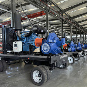 Pompe centrifuge horizontale automatique à double aspiration pour l'égouttage de l'eau, avec moteur, pour l'irrigation agricole 6SH-6 6SH-9 8SH-9 - Product Image 4