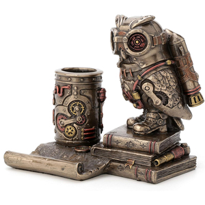 Punk Phong Cách Nhựa Văn Phòng Bàn Lưu Trữ Owl Chủ Bút Với Lưu Trữ Tính Năng <span class=keywords><strong>Handmade</strong></span> Nhựa Thủ Công Mỹ Nghệ - Product Image 4