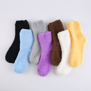 Calzini da donna in peluche Super morbido e caldo inverno soffici calzini in microfibra Casual casa per dormire pelosi calzini comodi per le donne - Product Image 3