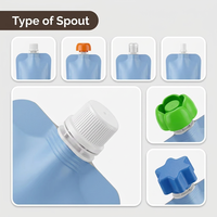 Pochette souple personnalisée avec bec verseur pour jus de fruits, pour emballage de boissons pour enfants, qualité alimentaire, refermable, avec bouchon à vis, usine OEM