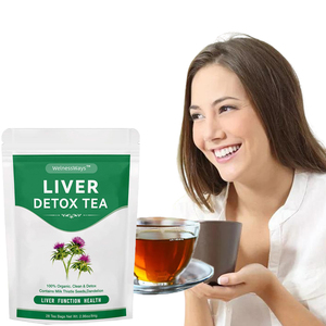 צ 'ינאהארבס כבד צמחי תה פרטי תווית אבקת מאצ' ה ירוק אבקת תה פרחים בגד אריזה - Product Image 1