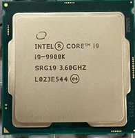 Pour processeur de bureau Intel Core I9-9900K d'occasion, 8 cœurs, 16 threads, LGA1151, jusqu'à 5,0 GHz