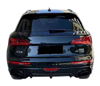 Prix direct usine Pièces auto Diffuseur de pare-chocs arrière Q5 SQ5 Facelift Lame arrière et embout d'échappement RSQ5 pour Audi Q5 FY SUV 2018-2024