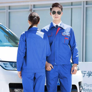 Ensemble de vêtements de travail personnalisés à manches longues, 20% coton, pour atelier d'usine, réparation automobile, entretien, vêtements pour jeunes - Product Image 3