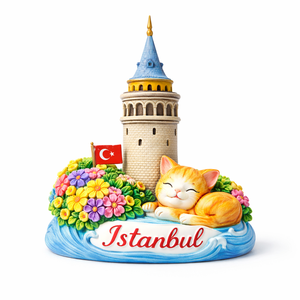 Decorazione in Resina del Grande Bazar di <span class=keywords><strong>Istanbul</strong></span> per Arredamento Casa, Tema Primaverile con Fattoria e Giardino, Stile Topkapi Turco - Product Image 1