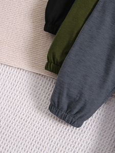 Genç okul öğrencileri için özel 3 adet/torba örme Joggers genç erkek ve çocuklar için rahat spor Sweatpants - Product Image 3