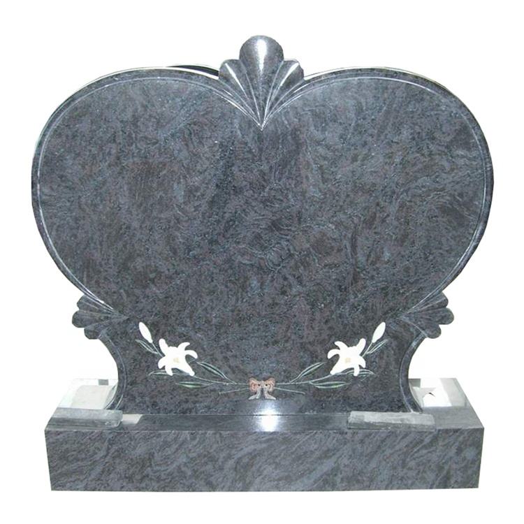 Butterfly Blue Granite Headstone - Durable & Stylish