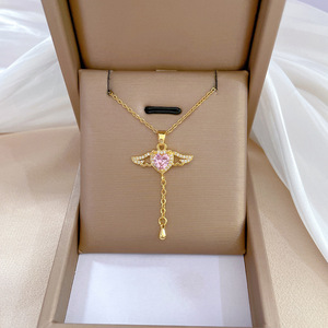 <span class=keywords><strong>Collana</strong></span> di lusso con ciondolo a forma di cuore in acciaio inossidabile alla moda da donna lucida Cz <span class=keywords><strong>collana</strong></span> <span class=keywords><strong>albero</strong></span> <span class=keywords><strong>della</strong></span> <span class=keywords><strong>vita</strong></span> gioielli - Product Image 4
