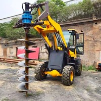 Haute qualité Pit Creuser Machine Tracteur Post Hole Digger Earth Drill Auger Drill pour pelle