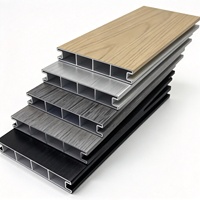 Plancher en aluminium composite anti-corrosion moderne, à faible entretien, à surface plane, pour usage intérieur et extérieur, design antidérapant