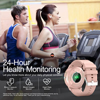 Jam Tangan Pintar LIGE BW0223 2 Tali untuk Wanita, Monitor Kesehatan Tahan Air, Pelacak Olahraga, Jam Tangan Pintar untuk Wanita dan Pria, Android dan IOS