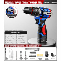 Marteau perforateur 168V portable à accrocher à la ceinture, sans balais, sans fil, haute puissance, lithium-ion rechargeable, contrôle de vitesse progressif