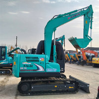 Mini-excavatrice Kobelco SK75 modèle 2024, 7 tonnes, Yanmar, godet de 0,4 m, 780 heures, composants hydrauliques testés, inspection vidéo