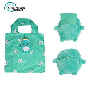 2025 nouvelle vente chaude mignon Mini jouets en peluche jouet pour chien respectueux de l'environnement avec sac à provisions promotionnel pour les enfants - Product Image 3