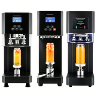 Machine de capsulage de canettes entièrement automatique avec comptage automatique pour l'emballage des boissons