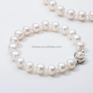 Bracelet <span class=keywords><strong>de</strong></span> perles d'eau douce <span class=keywords><strong>de</strong></span> <span class=keywords><strong>culture</strong></span> naturelle haute brillance blanc grande <span class=keywords><strong>perle</strong></span> d'eau douce Bracelet <span class=keywords><strong>boucle</strong></span> chaîne Bracelet en nacre - Product Image 2
