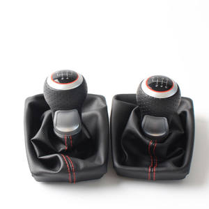 Poignée de levier de vitesse en cuir 5/6 vitesses ergonomique pour Audi A4 - Product Image 4