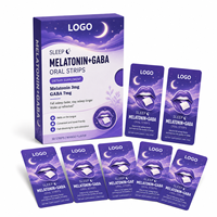 Bandes de mélatonine personnalisées à dissolution rapide pour un sommeil profond et une relaxation optimale – Complément alimentaire sous film oral mince – Marque privée OEM ODM Usine