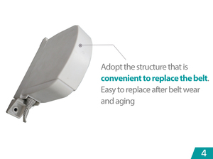 New Trắng Của Nhãn Hiệu Dây Kéo Có Thể Thu Vào Con Lăn Màn Trập Dây Đeo Coiler - Product Image 4