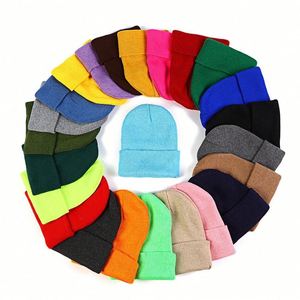 Bonnet en tricot uni 52g pour l'automne et l'hiver, résistant au froid et au vent, avec logo personnalisé - Product Image 1