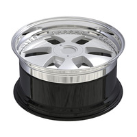 Jantes forgées concaves personnalisées en alliage d'aluminium, 3 pièces, 18 19 20 21 22 23 24 pouces, entraxes 5x108 5x100 5x115 5x112 5x114.3 5x120