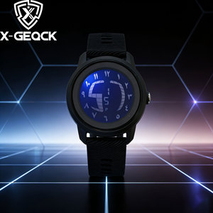 Montre électronique à chiffres arabes, montre-bracelet musulmane, azan, prière islamique, montres de prière arabes pour hommes, montre homme, reloj - Product Image 2