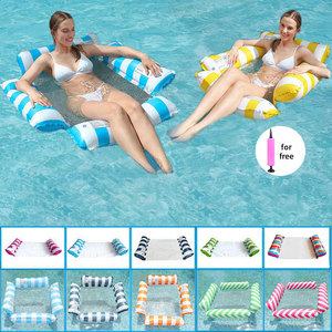 Lounger cơ giới Hồ bơi bơm hơi Float ghế Inflatable lưới nước võng gián hồ bơi Float với <span class=keywords><strong>Net</strong></span> cho người lớn - Product Image 1